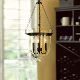 Bell Chain Glass Industrial Pendant Light - Clowas